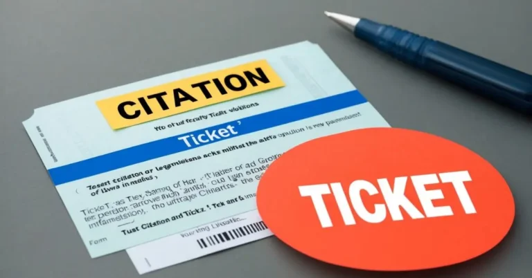 Citation vs. Ticket