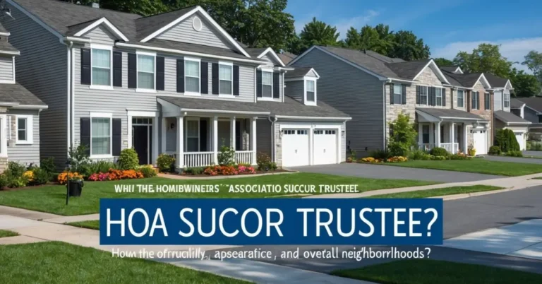 HOA Succor Trustee