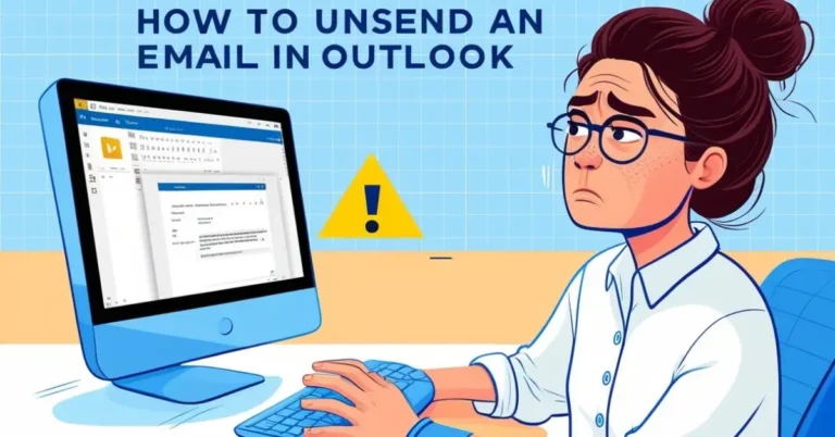 How to Unsend an Email in Outlook