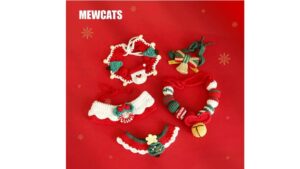 Festive Cat Collars and Accessories