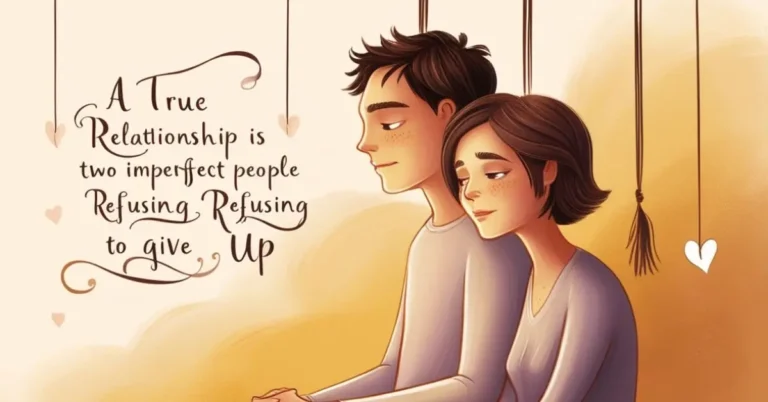 A True Relationship Is Two Imperfect People Refusing to Give Up - Tymoff