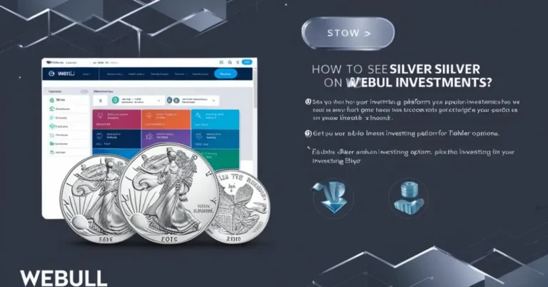 How to See Silver on Webull