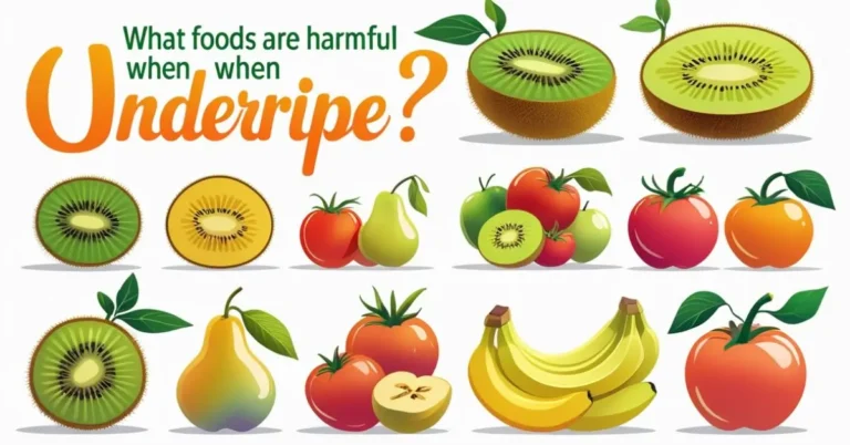 What Foods Are Harmful When Underripe