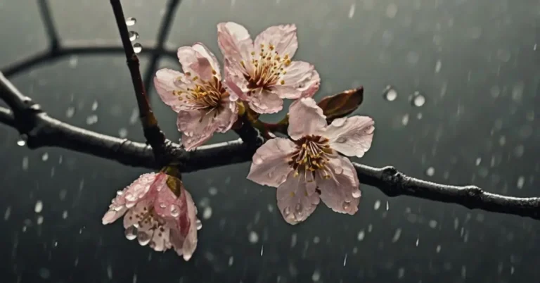 Tears on a Withered Flower