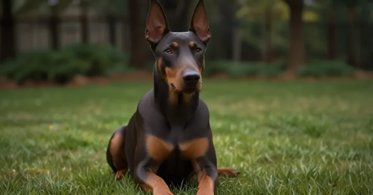 Fawn Doberman