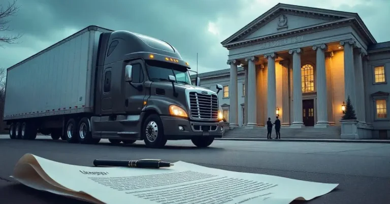 Trucking Company Files Chapter 11