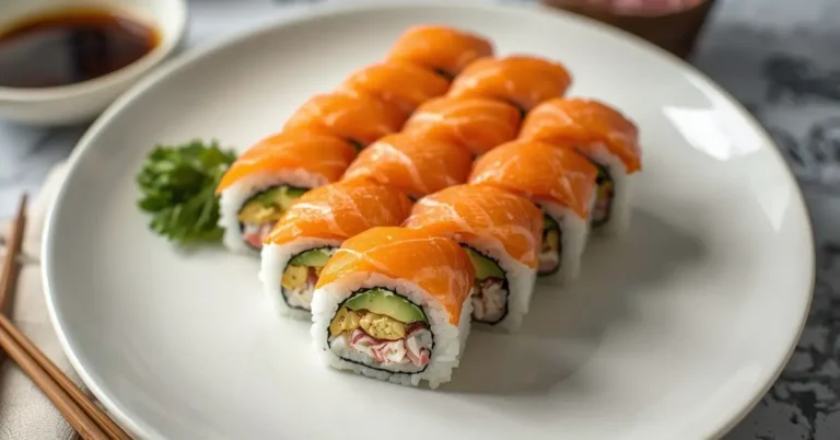 sushi order with salmon crab and avocado crossword