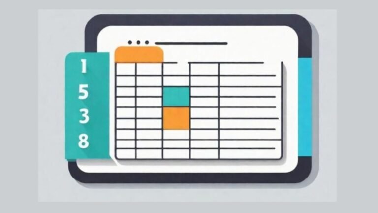 spreadsheet rectangles